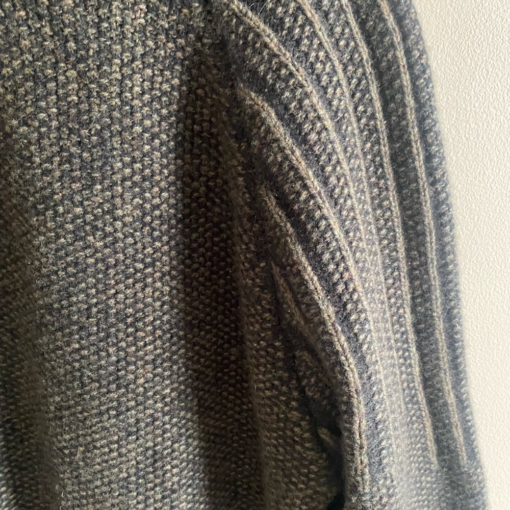Fisherman Out Of Ireland Ribbed Sweater Men XXL Brown Virgin Wool Donegal - Picture 7 of 12